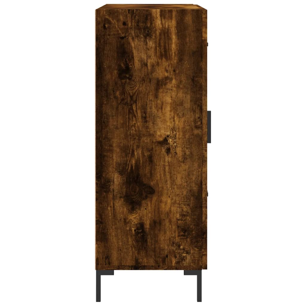 Sideboard Smoked Oak 69,5x34x90 cm Engineered Wood