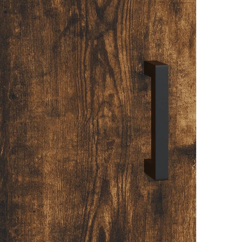 Sideboard Smoked Oak 69,5x34x90 cm Engineered Wood