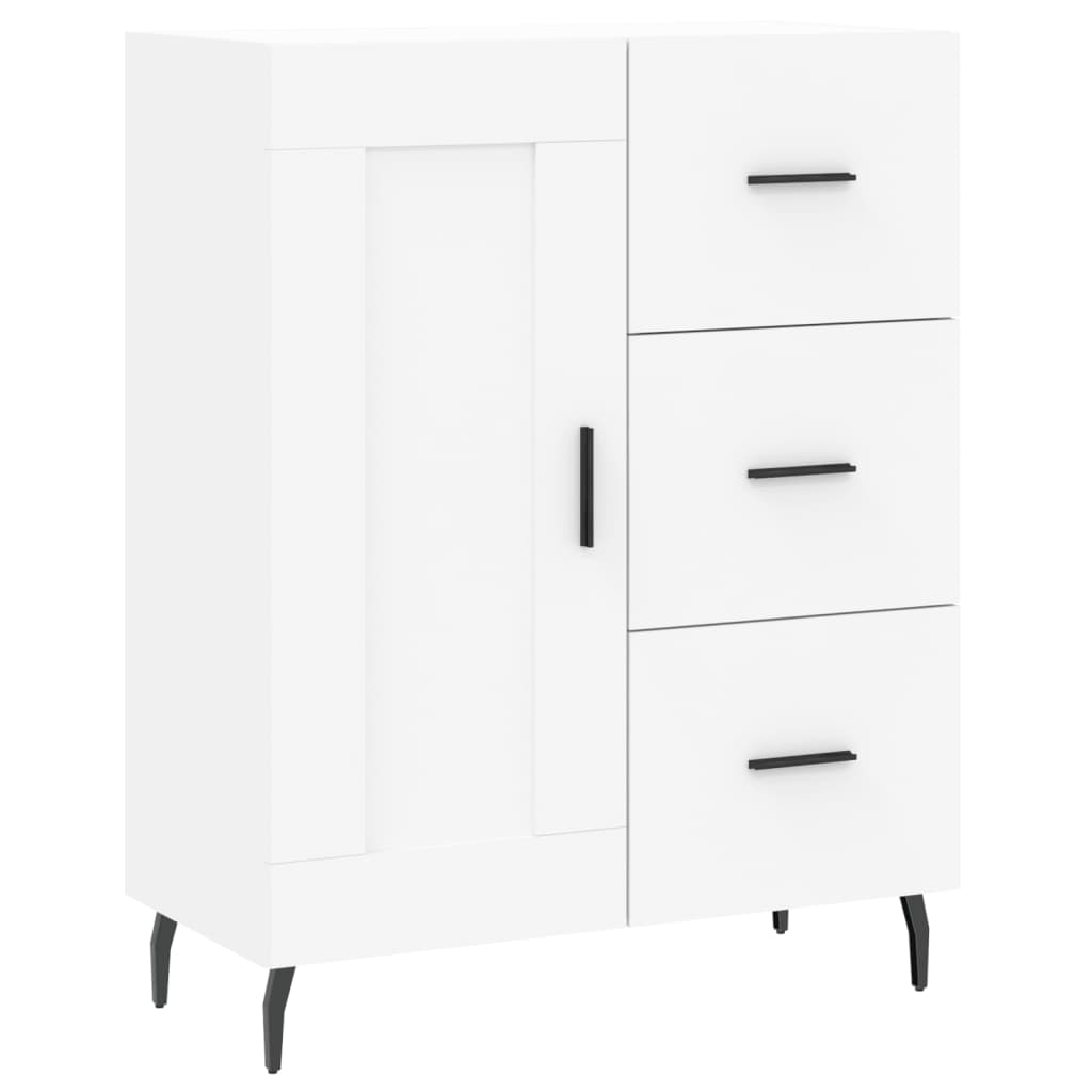 Sideboard White 69.5x34x90 cm Engineered Wood