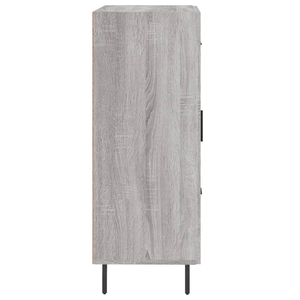 Sideboard Grey Sonoma 69,5x34x90 cm Engineered Wood