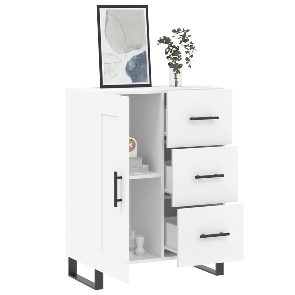 Sideboard White 69,5x34x90 cm Engineered Wood