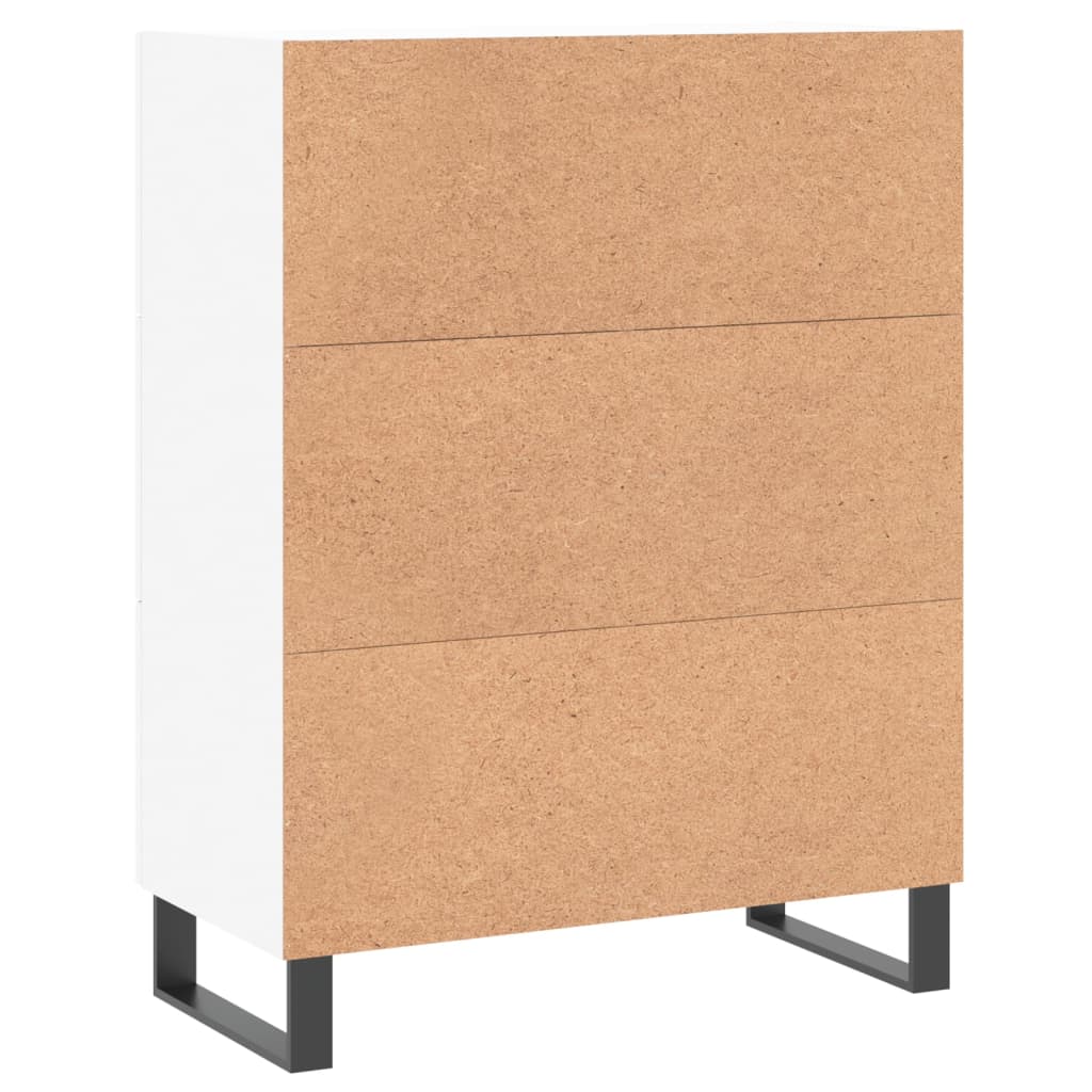 Sideboard White 69,5x34x90 cm Engineered Wood