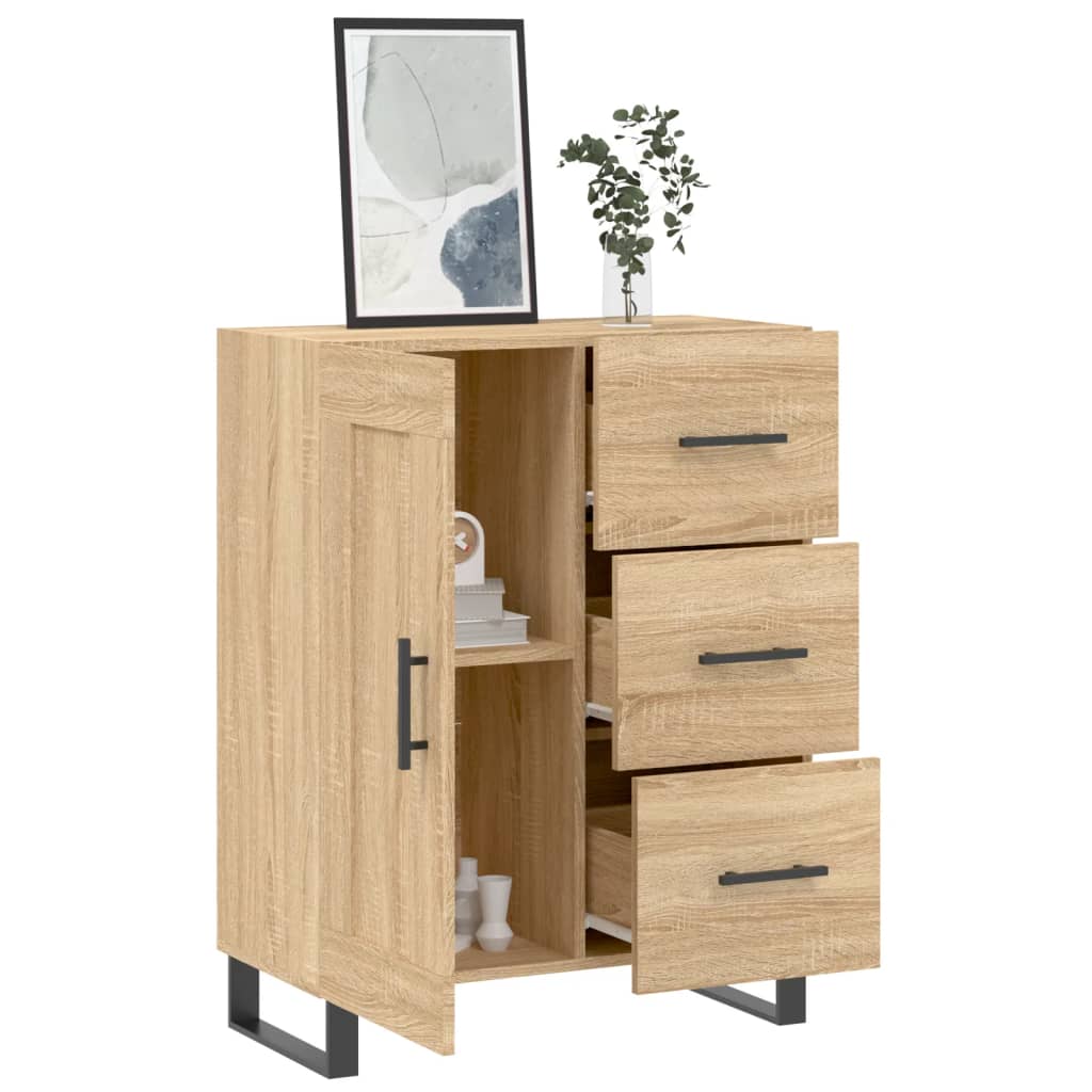 Sideboard Sonoma Oak 69,5x34x90 cm Engineered Wood