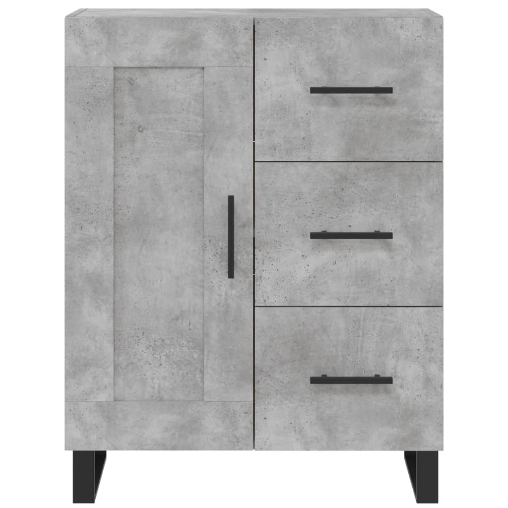 Sideboard Concrete Grey 69,5x34x90 cm Engineered Wood
