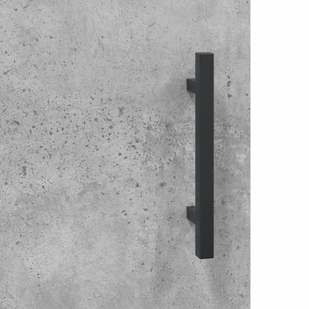 Sideboard Concrete Grey 69,5x34x90 cm Engineered Wood