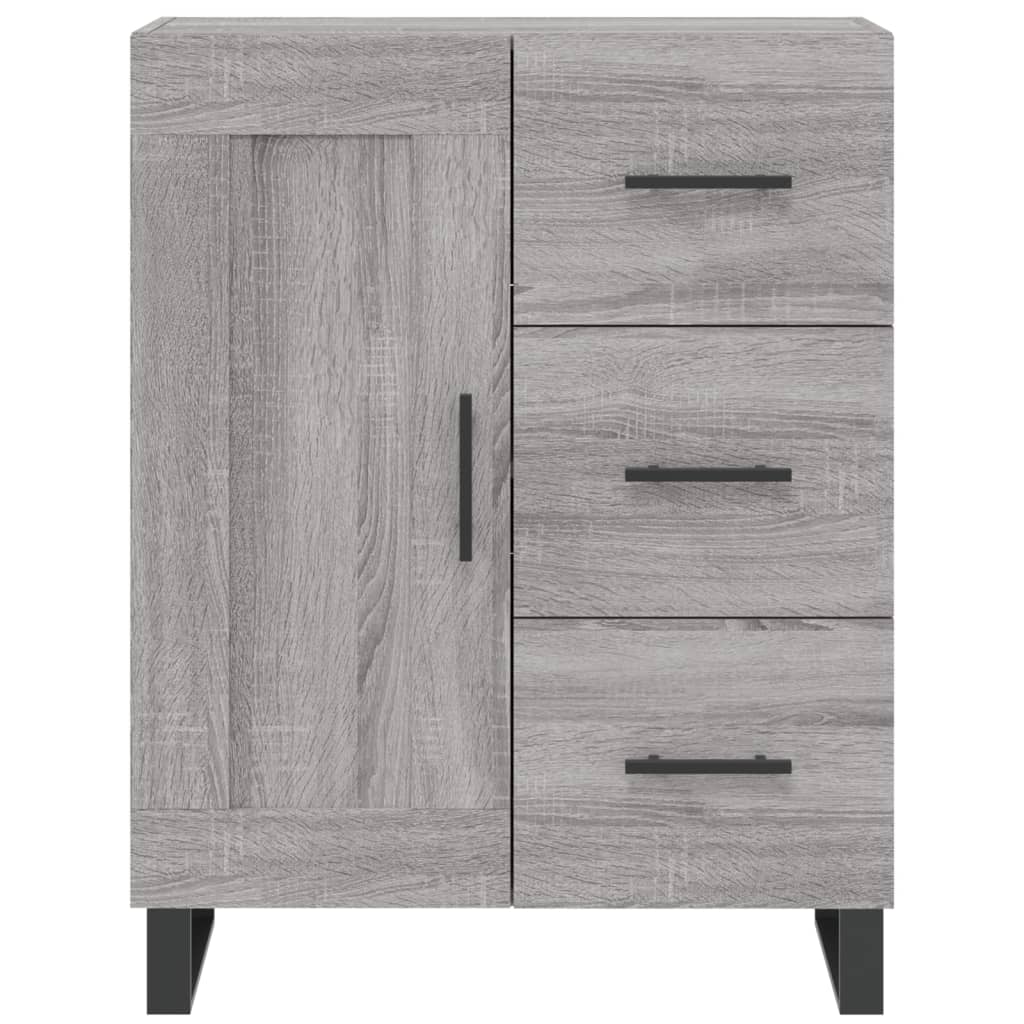 Sideboard Grey Sonoma 69,5x34x90 cm Engineered Wood