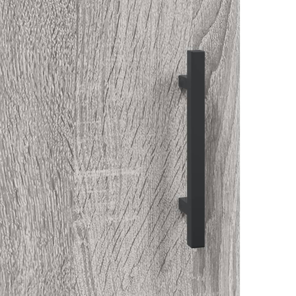 Sideboard Grey Sonoma 69,5x34x90 cm Engineered Wood