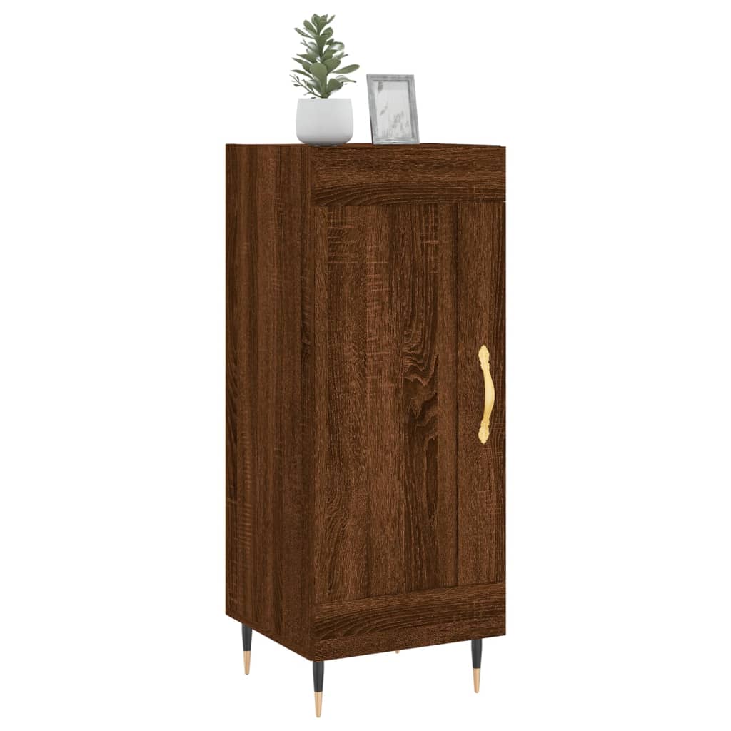 vidaXL Sideboard Brown Oak 34.5x34x90 cm Engineered Wood