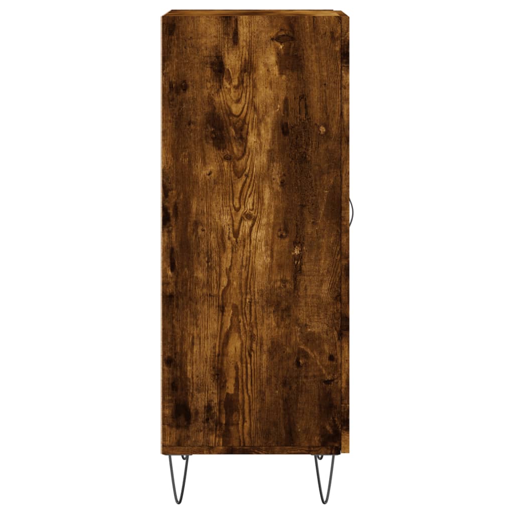 Sideboard Smoked Oak 34.5x34x90 cm Engineered Wood