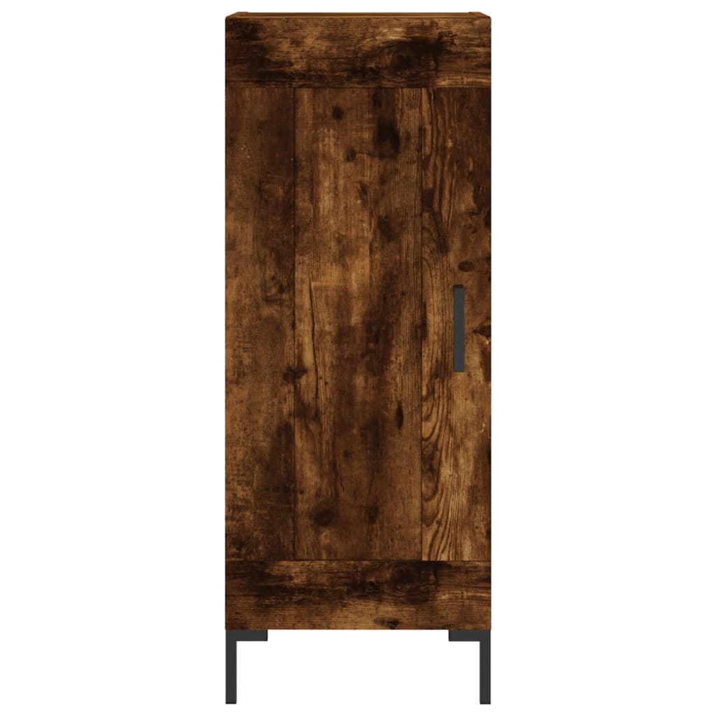 Sideboard Smoked Oak 34.5x34x90 cm Engineered Wood