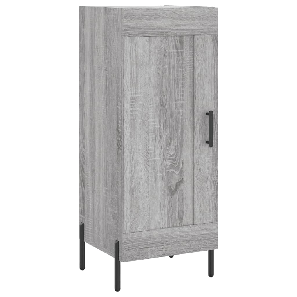 Sideboard Grey Sonoma 34.5x34x90 cm Engineered Wood