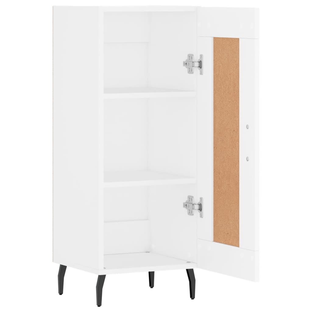 Sideboard White 34.5x34x90 cm Engineered Wood