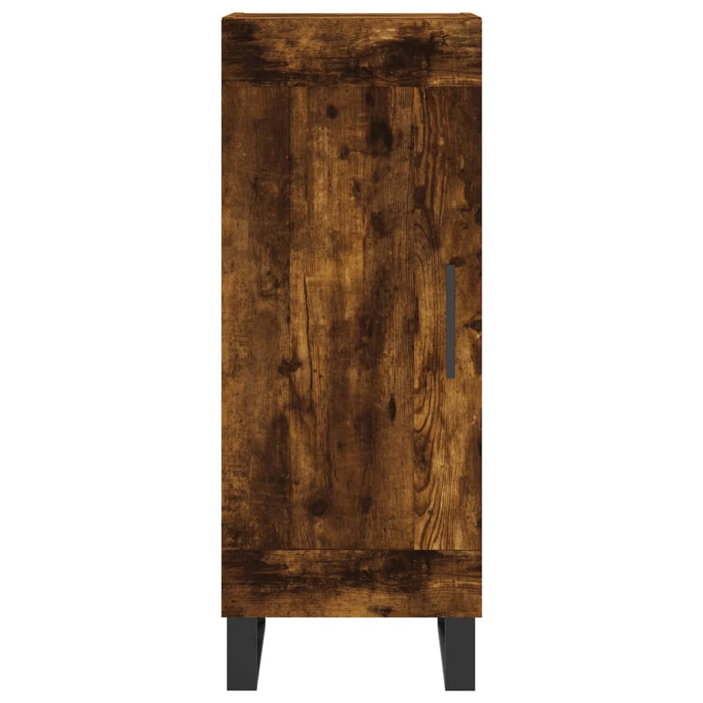 Sideboard Smoked Oak 34.5x34x90 cm Engineered Wood
