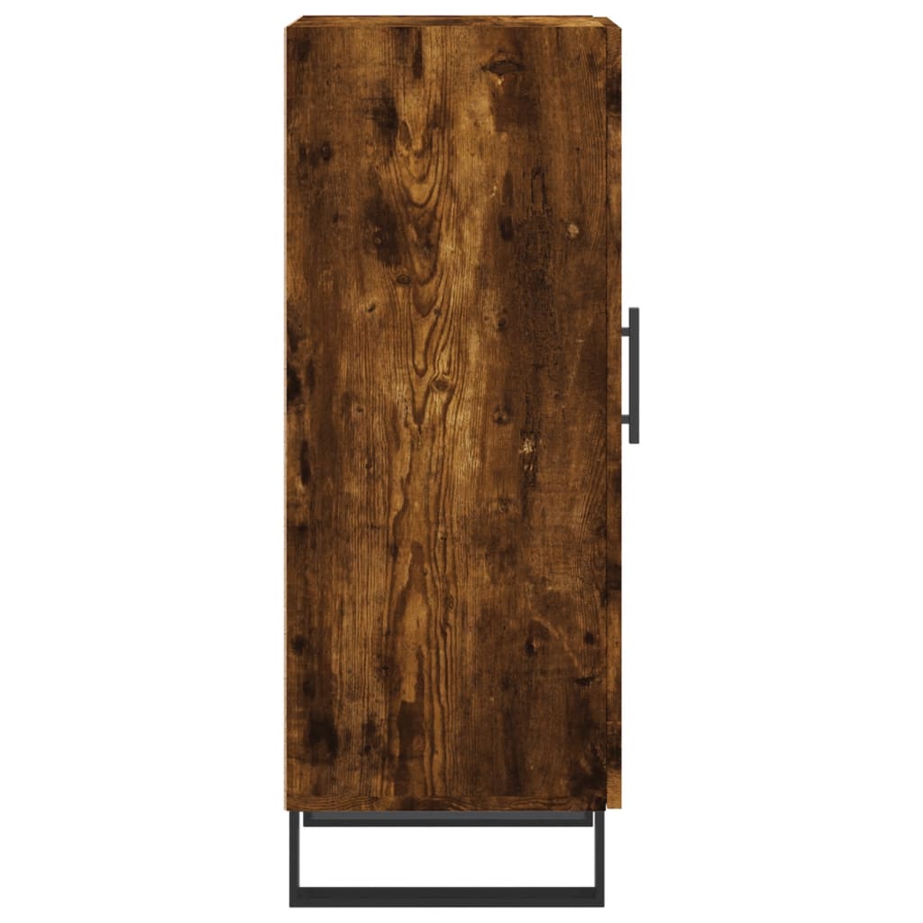 Sideboard Smoked Oak 34.5x34x90 cm Engineered Wood
