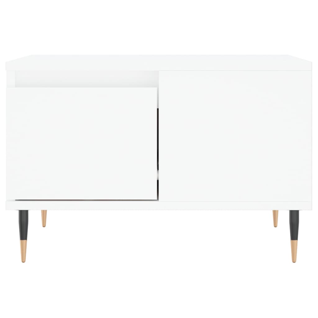 Coffee Table White 55x55x36,5 cm Engineered Wood
