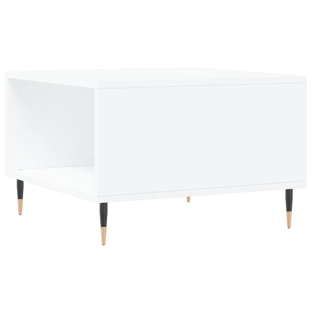Coffee Table White 55x55x36,5 cm Engineered Wood