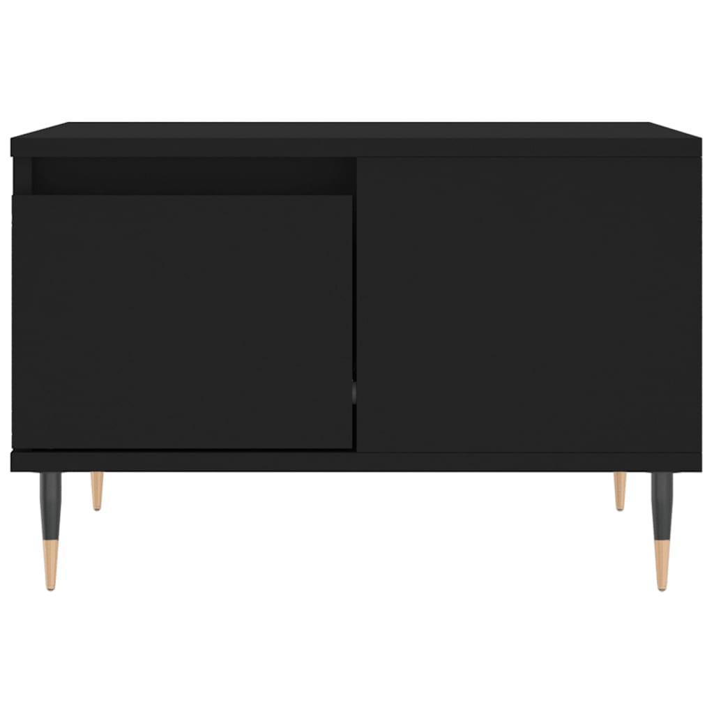 Coffee Table Black 55x55x36,5 cm Engineered Wood