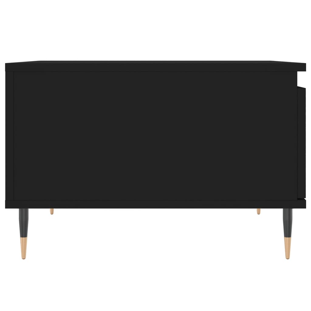 Coffee Table Black 55x55x36,5 cm Engineered Wood