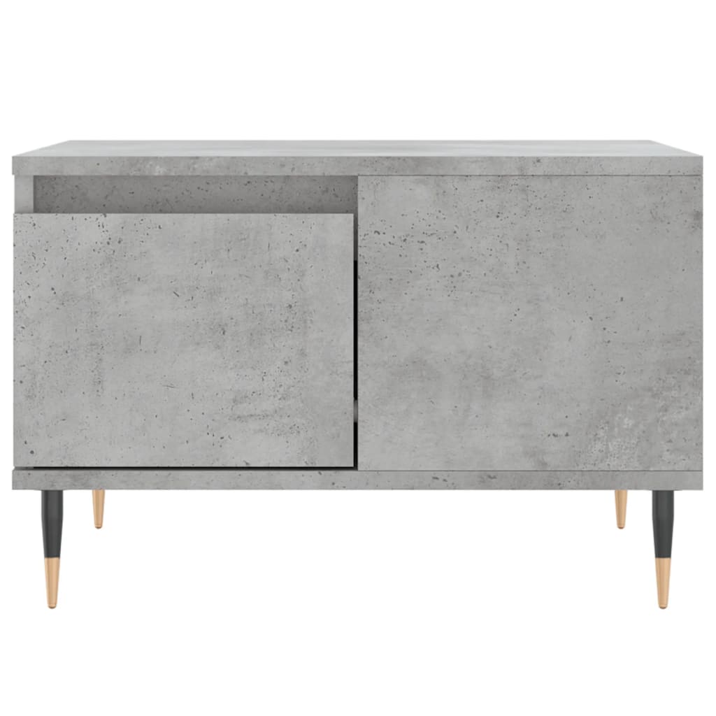 Coffee Table Concrete Grey 55x55x36,5 cm Engineered Wood