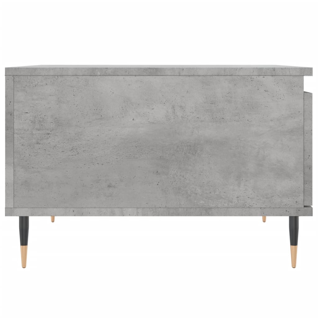 Coffee Table Concrete Grey 55x55x36,5 cm Engineered Wood