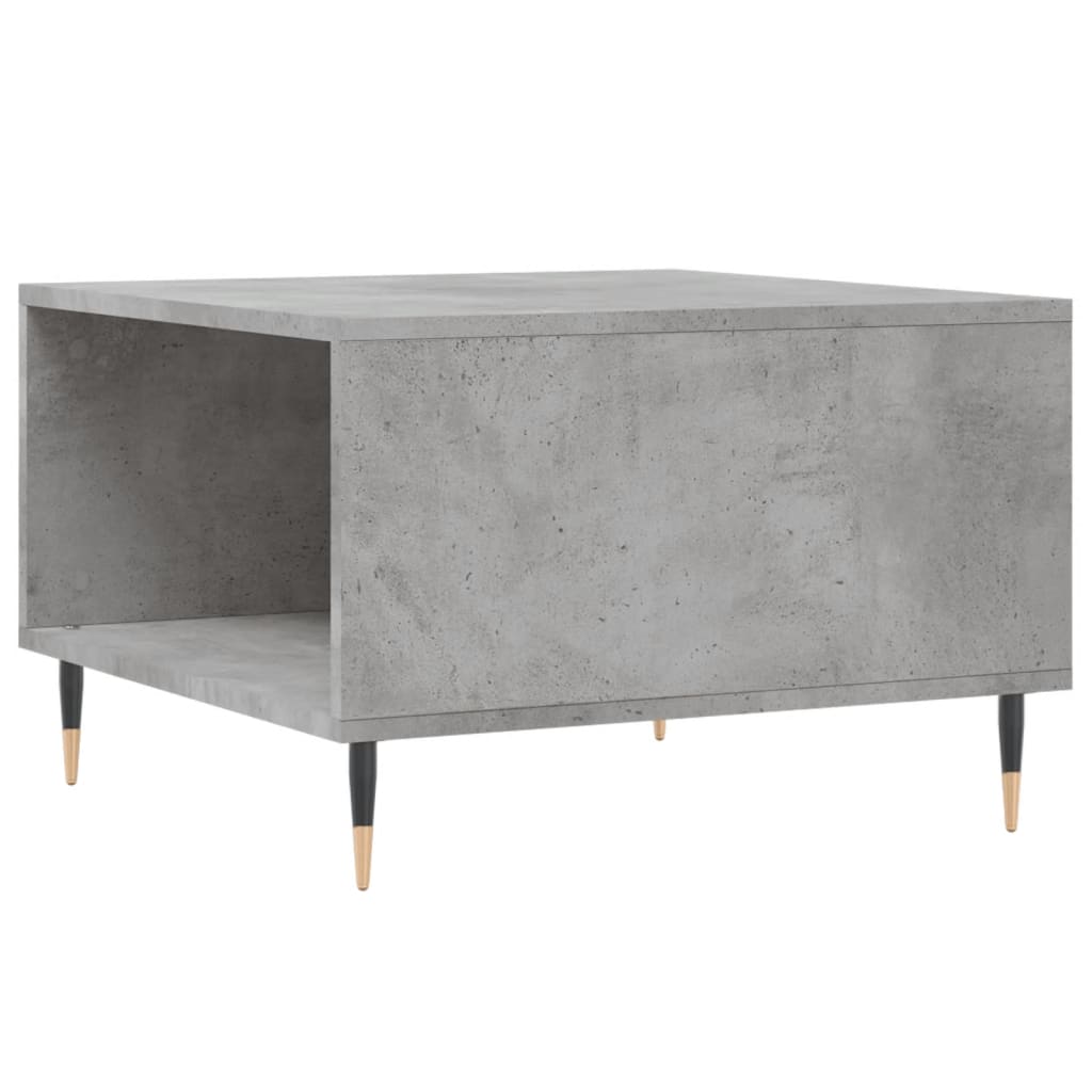 Coffee Table Concrete Grey 55x55x36,5 cm Engineered Wood