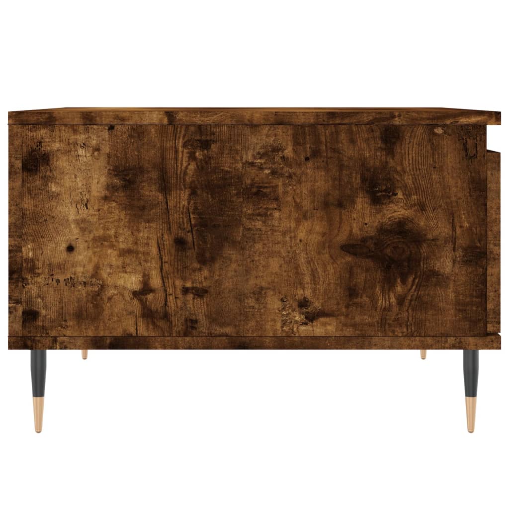 Coffee Table Smoked Oak 55x55x36,5 cm Engineered Wood