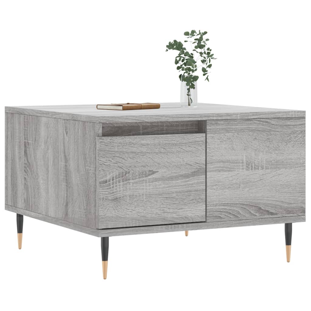 Coffee Table Grey Sonoma 55x55x36,5 cm Engineered Wood