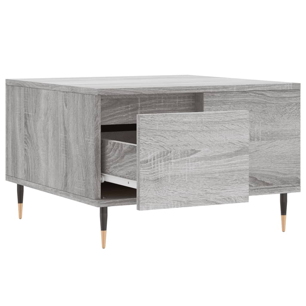 Coffee Table Grey Sonoma 55x55x36,5 cm Engineered Wood