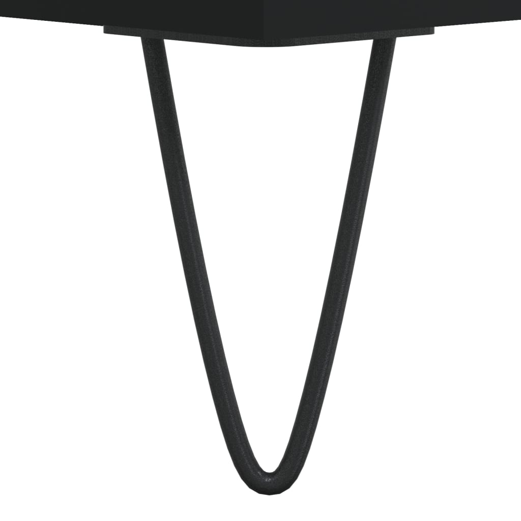 Coffee Table Black 55x55x36,5 cm Engineered Wood