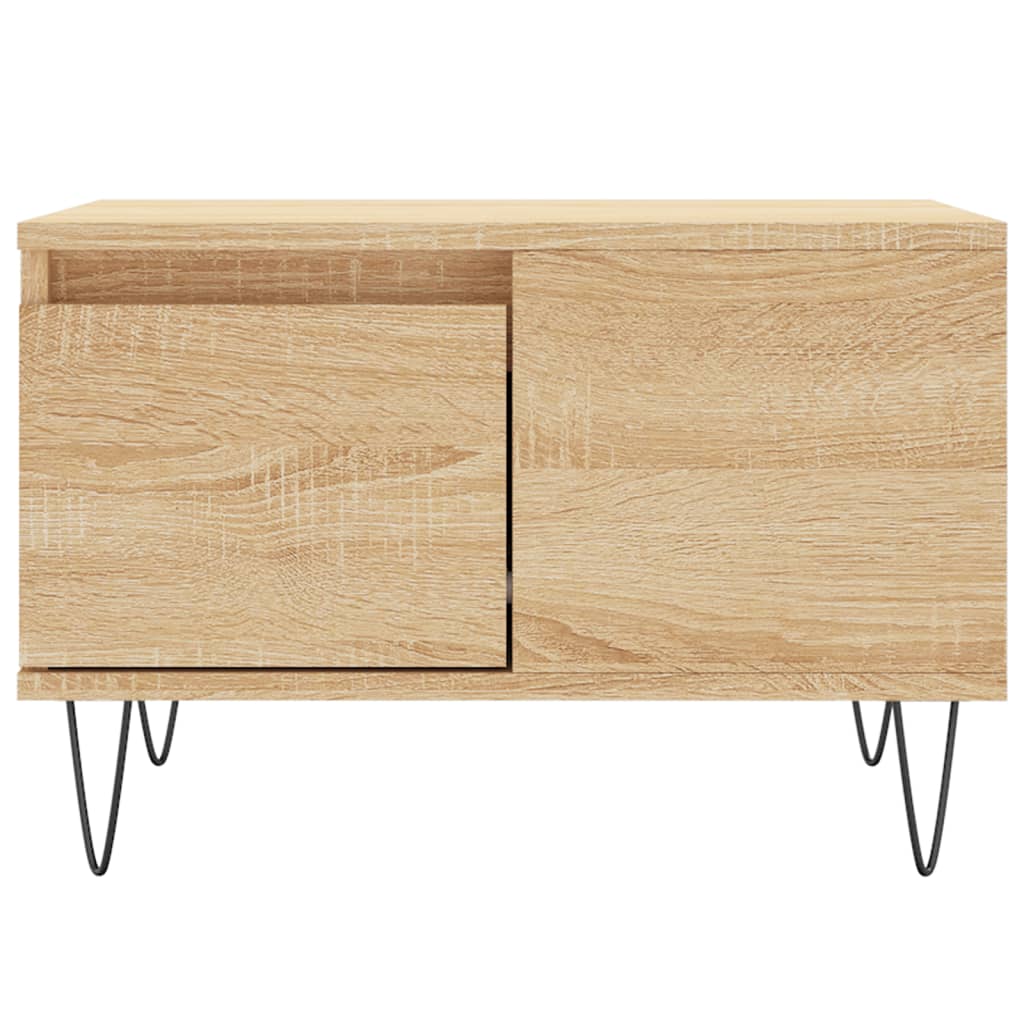 Coffee Table Sonoma Oak 55x55x36,5 cm Engineered Wood