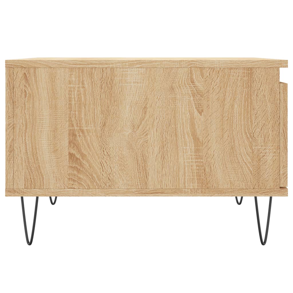 Coffee Table Sonoma Oak 55x55x36,5 cm Engineered Wood