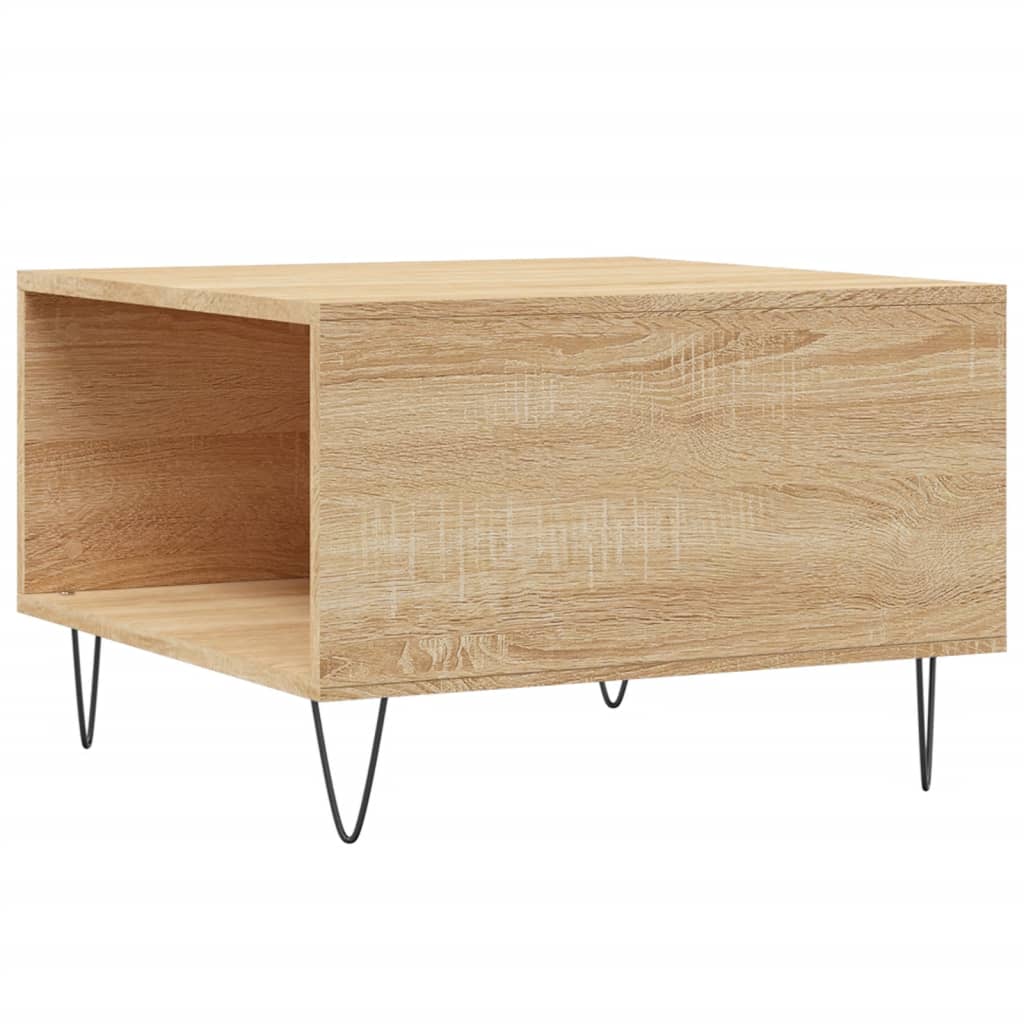 Coffee Table Sonoma Oak 55x55x36,5 cm Engineered Wood