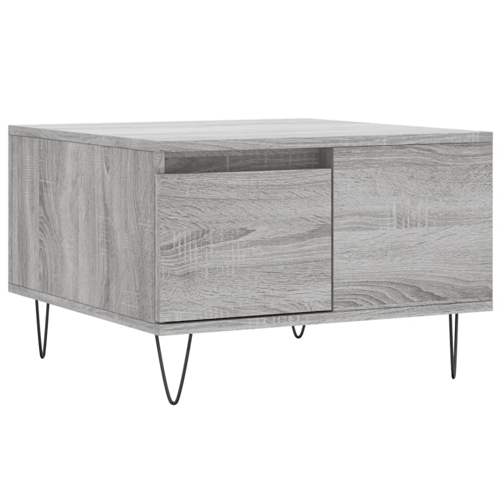 Coffee Table Grey Sonoma 55x55x36,5 cm Engineered Wood
