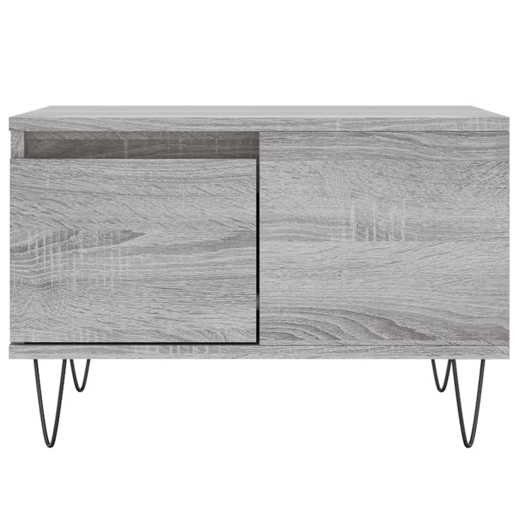 Coffee Table Grey Sonoma 55x55x36,5 cm Engineered Wood