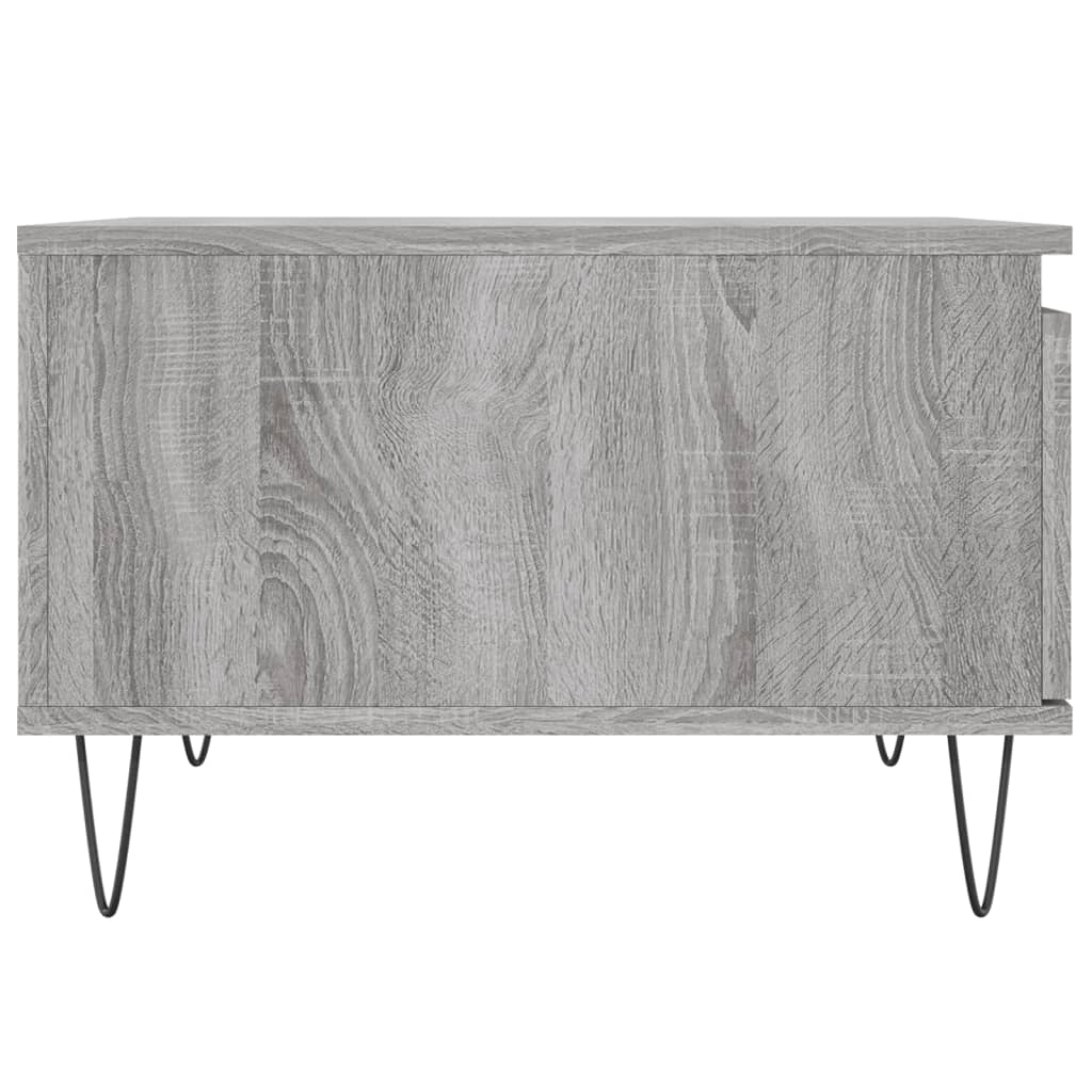 Coffee Table Grey Sonoma 55x55x36,5 cm Engineered Wood