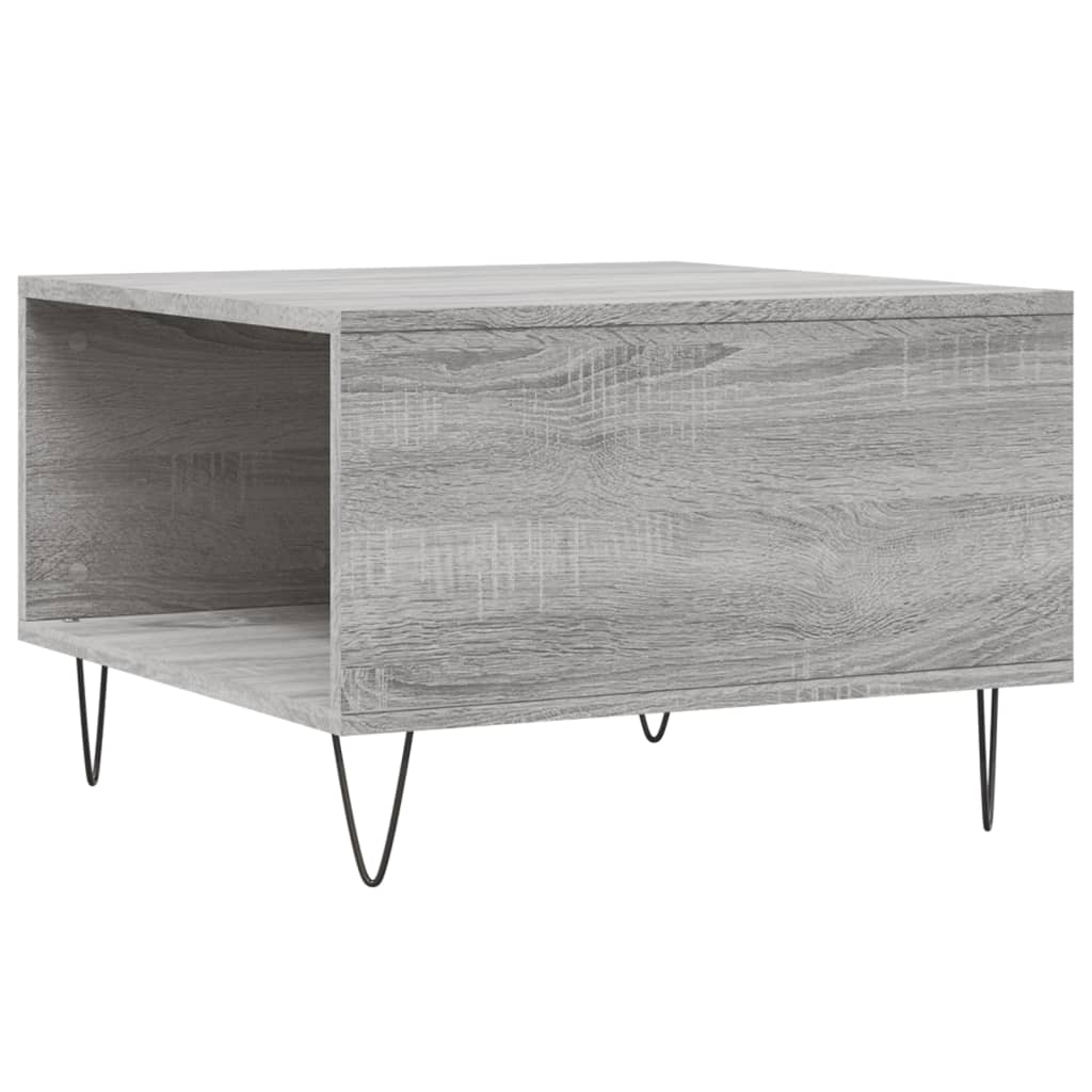 Coffee Table Grey Sonoma 55x55x36,5 cm Engineered Wood