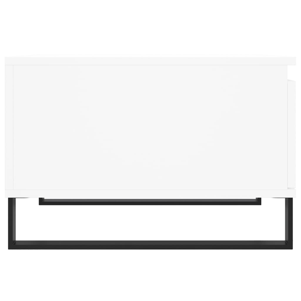 Coffee Table White 55x55x36,5 cm Engineered Wood