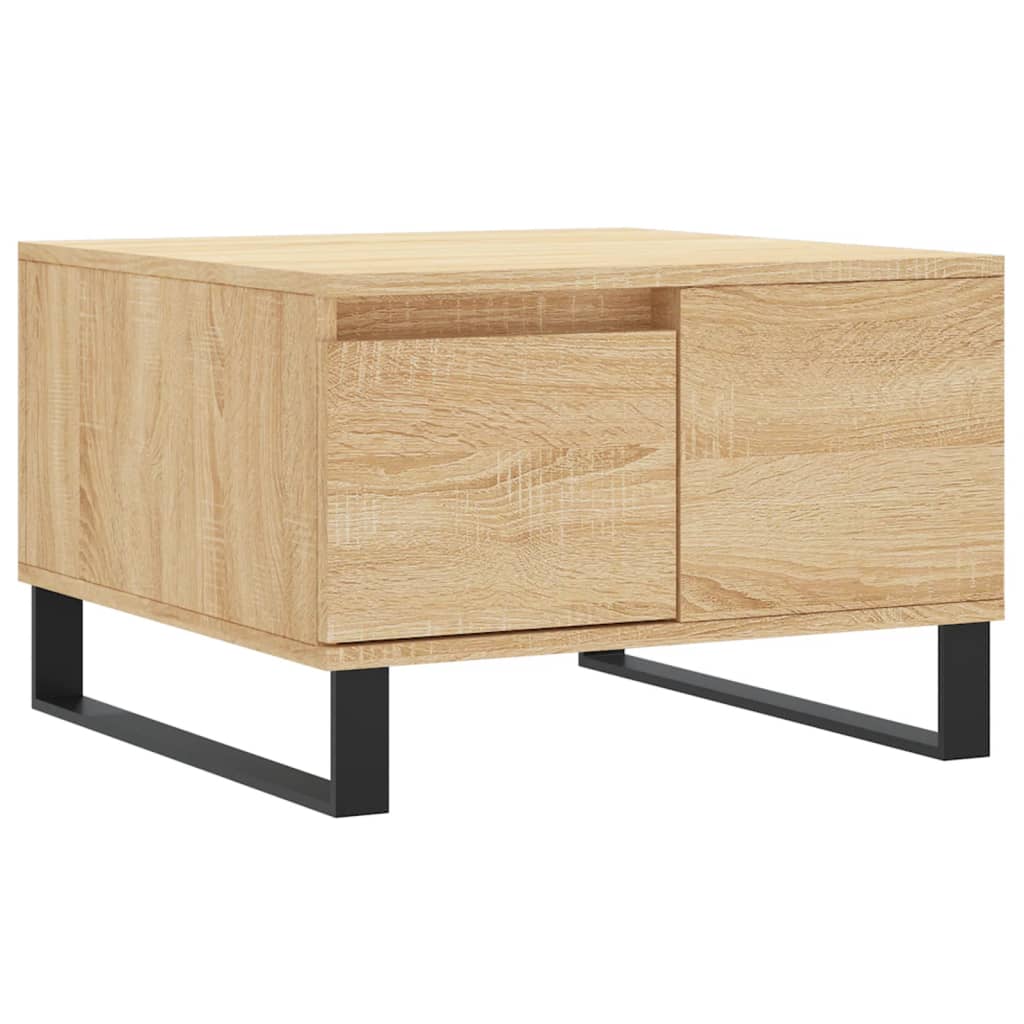 Coffee Table Sonoma Oak 55x55x36,5 cm Engineered Wood