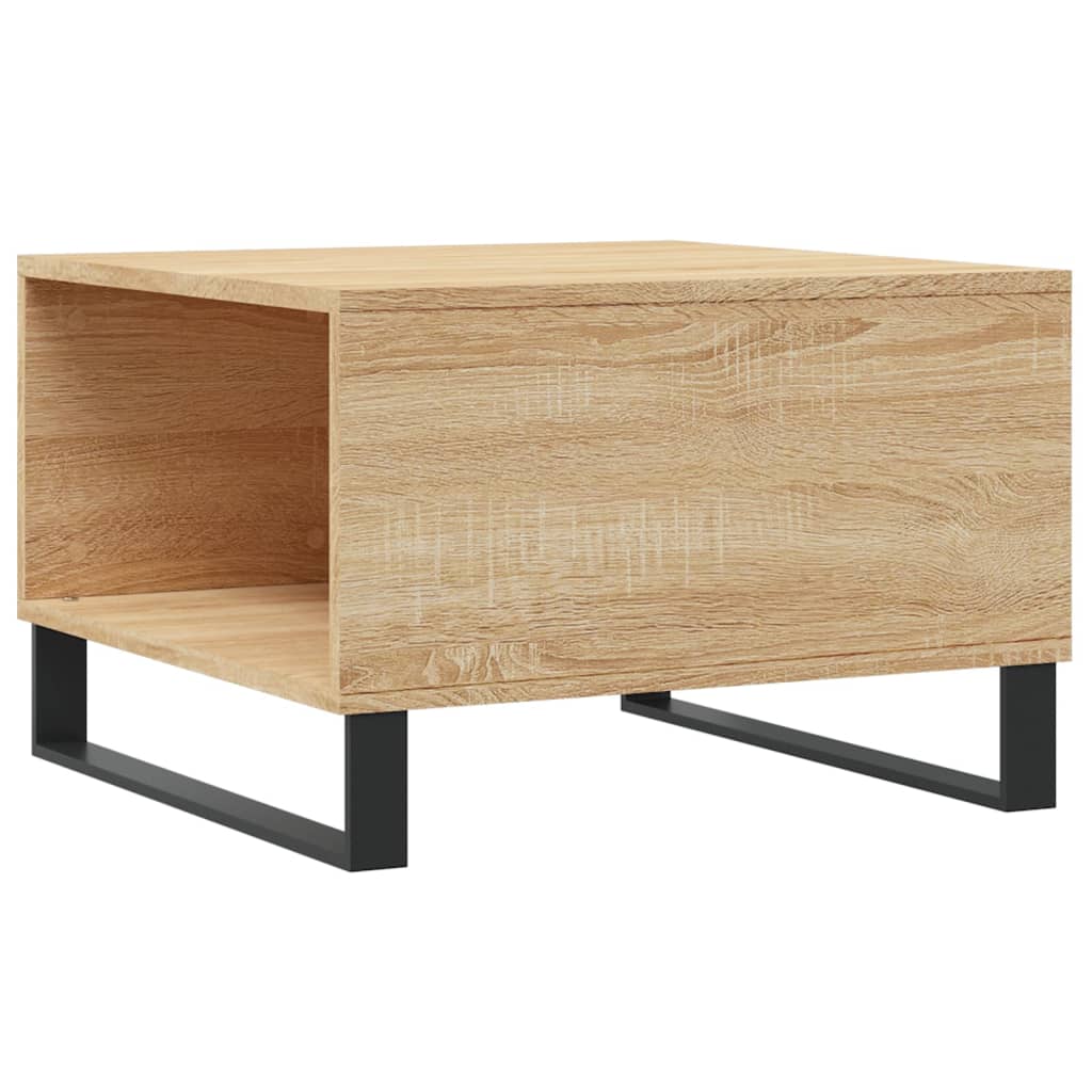 Coffee Table Sonoma Oak 55x55x36,5 cm Engineered Wood