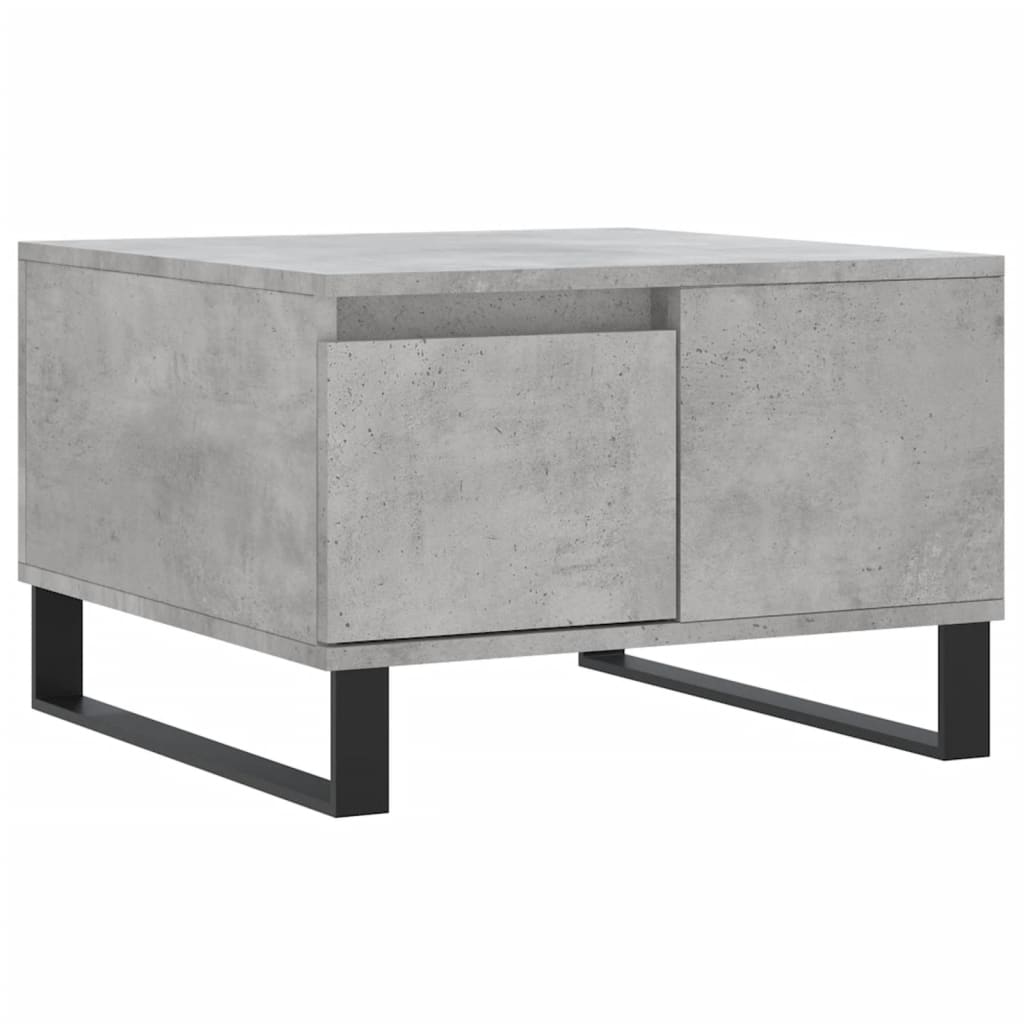 Coffee Table Concrete Grey 55x55x36,5 cm Engineered Wood