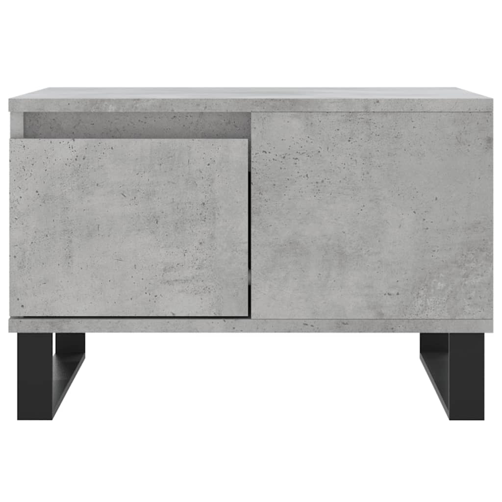 Coffee Table Concrete Grey 55x55x36,5 cm Engineered Wood