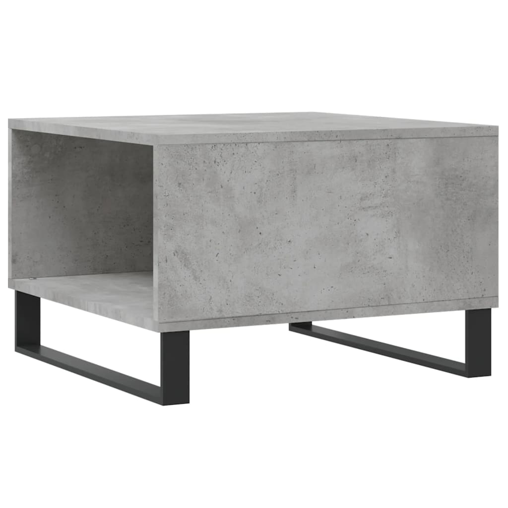 Coffee Table Concrete Grey 55x55x36,5 cm Engineered Wood