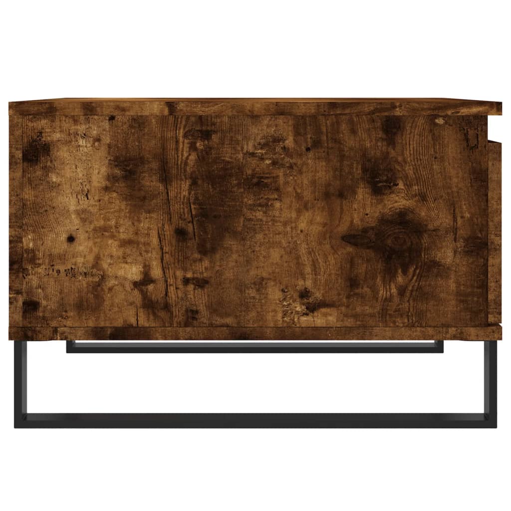 Coffee Table Smoked Oak 55x55x36,5 cm Engineered Wood