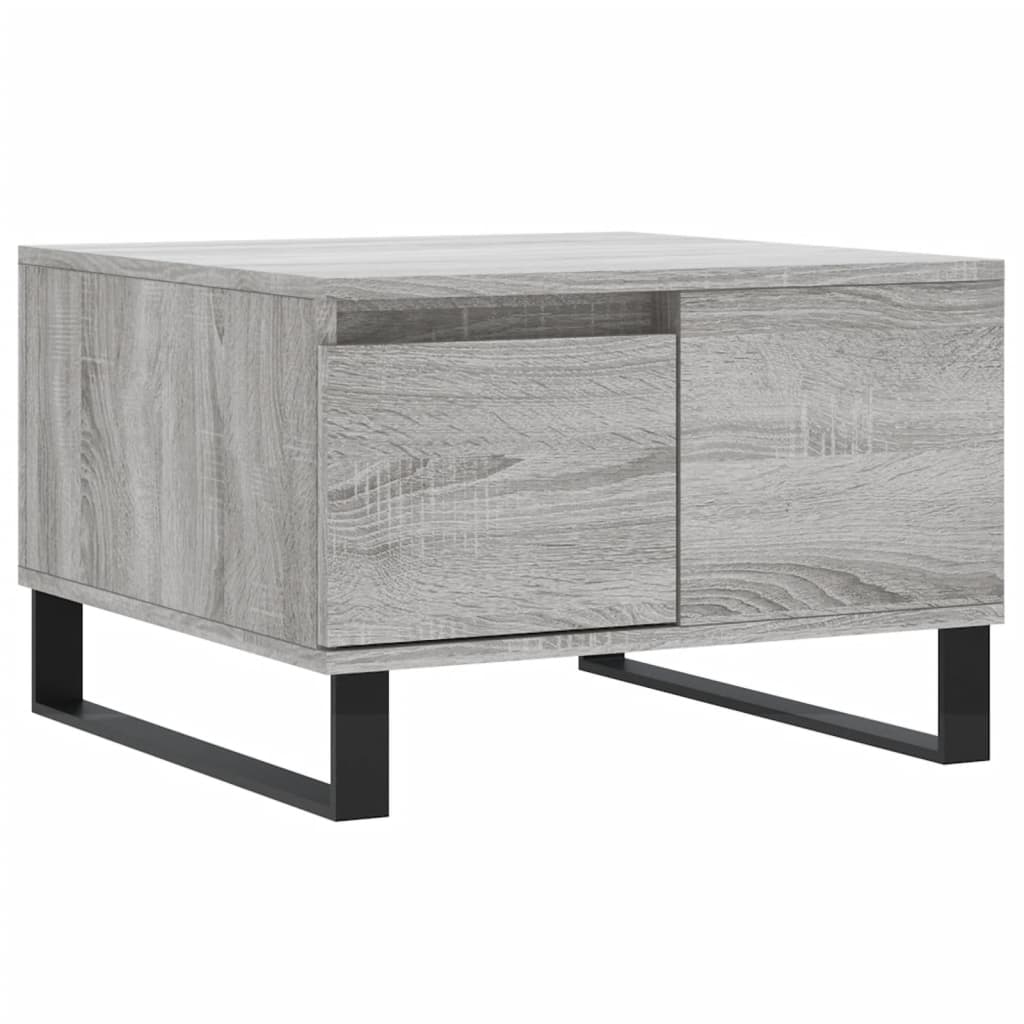 Coffee Table Grey Sonoma 55x55x36.5 cm Engineered Wood