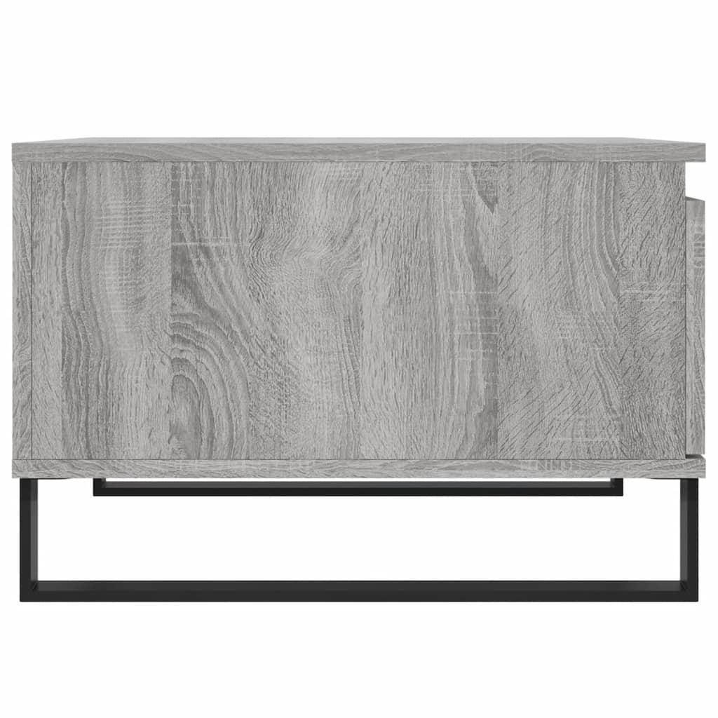 Coffee Table Grey Sonoma 55x55x36.5 cm Engineered Wood