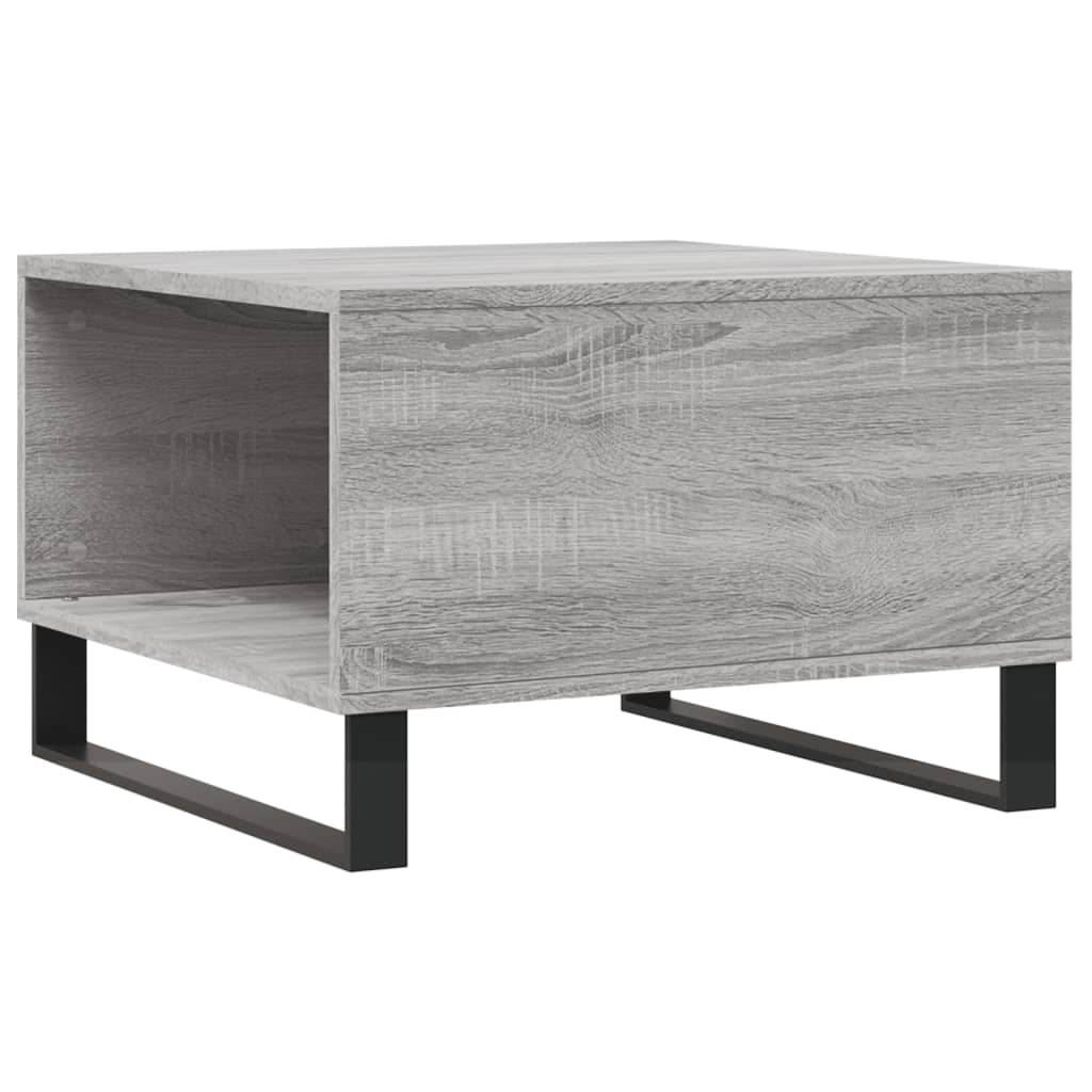 Coffee Table Grey Sonoma 55x55x36.5 cm Engineered Wood