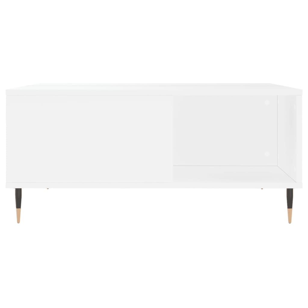 Coffee Table White 80x80x36,5 cm Engineered Wood