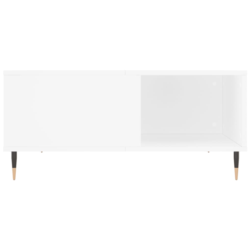 Coffee Table White 80x80x36,5 cm Engineered Wood