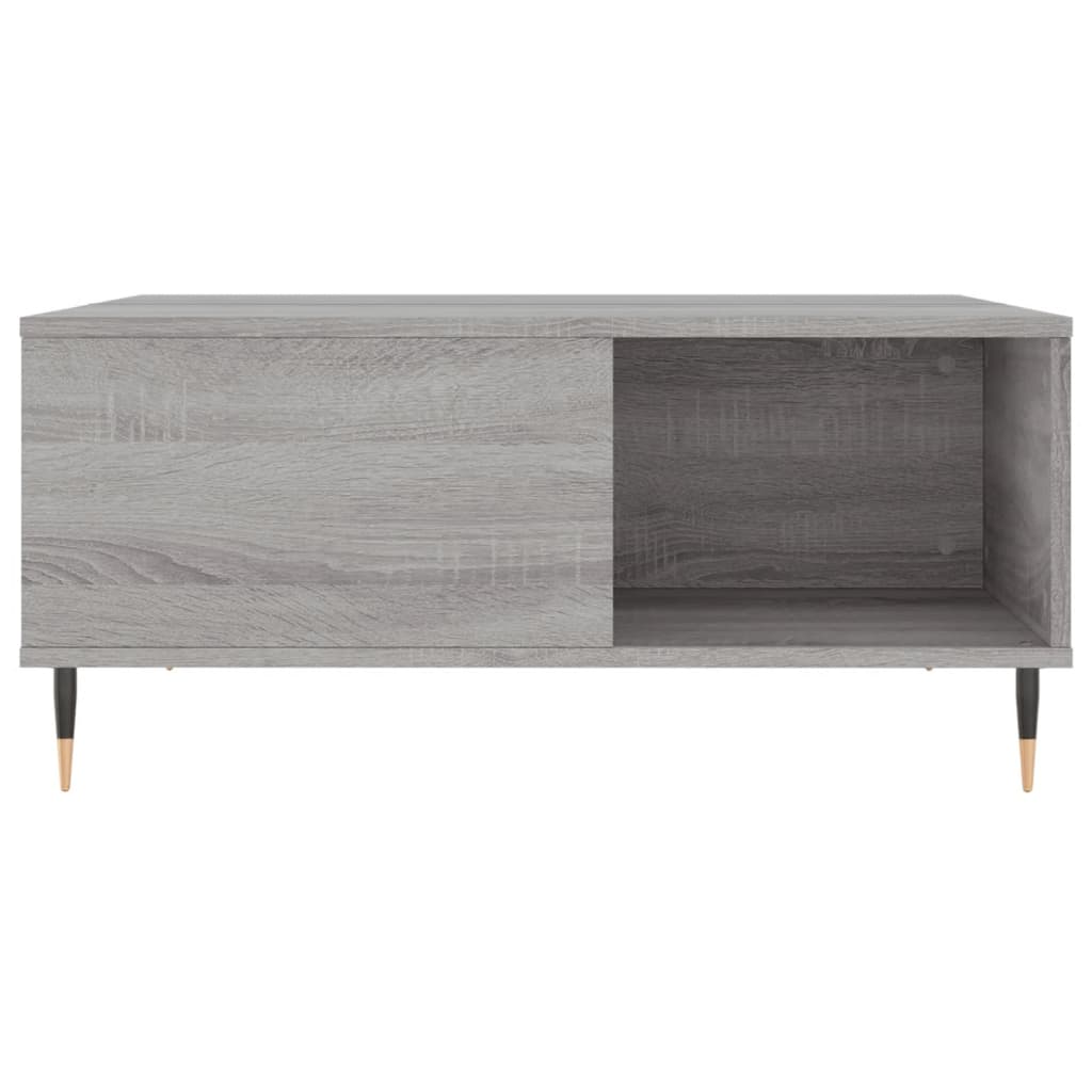 Coffee Table Grey Sonoma 80x80x36,5 cm Engineered Wood