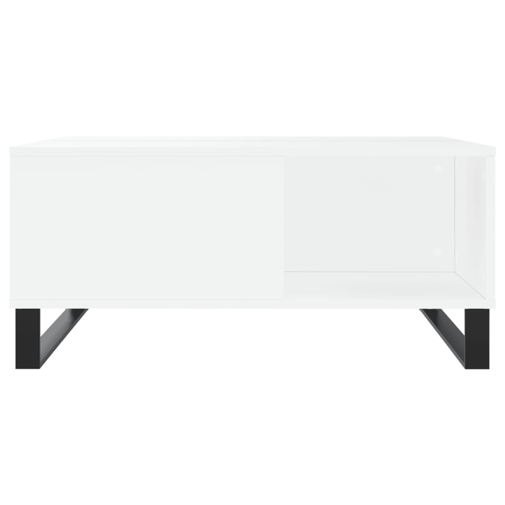 Coffee Table White 80x80x36,5 cm Engineered Wood